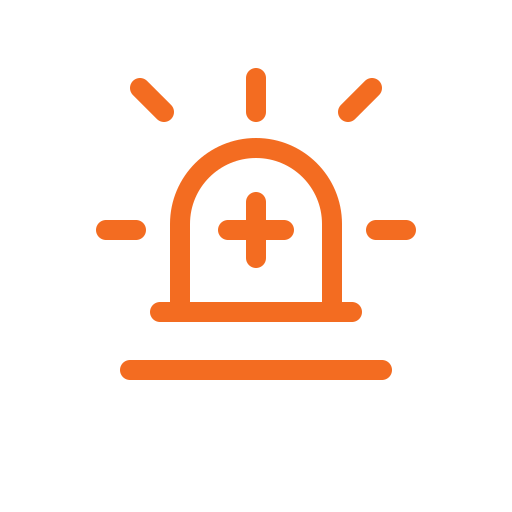 Alert siren icon